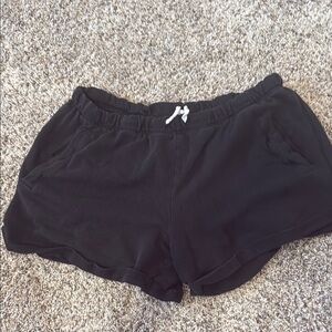 PINK Victoria's Secret Athletic Shorts Black Performance Fit